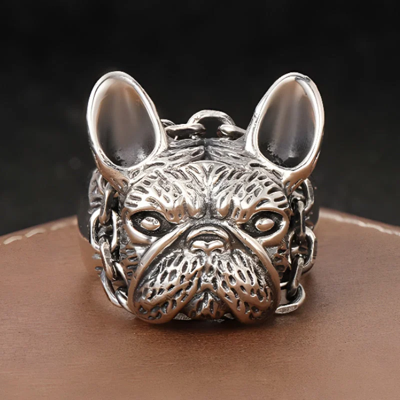 - Rabbit grass rack to prevent waste food boxCool French Bulldog Open Adjustable Ring Party Jewelry - Rabbit grass rack to prevent waste food boxCool French Bulldog Open Adjustable Ring Party Jewelry