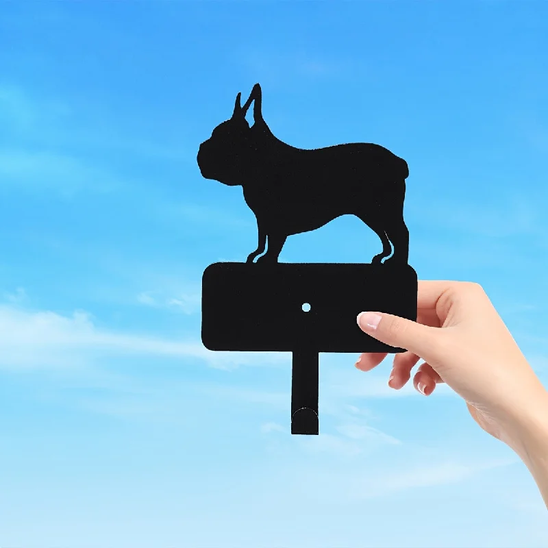 - Summer pet ice matFrench Bulldog Iron Wall Hook Decorative Frenchie Wall Decor