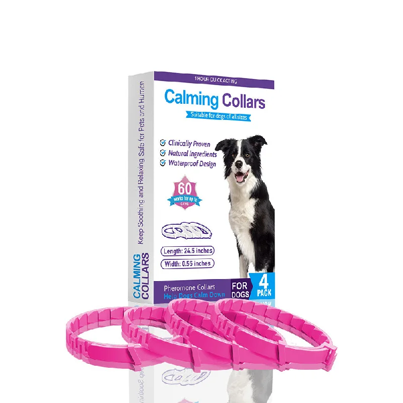 - Custom pet birthday cakePink Calming Collars for Dogs - Natural Stress Relief, Adjustable, 4 Pack - Custom pet birthday cakePink Calming Collars for Dogs - Natural Stress Relief, Adjustable, 4 Pack
