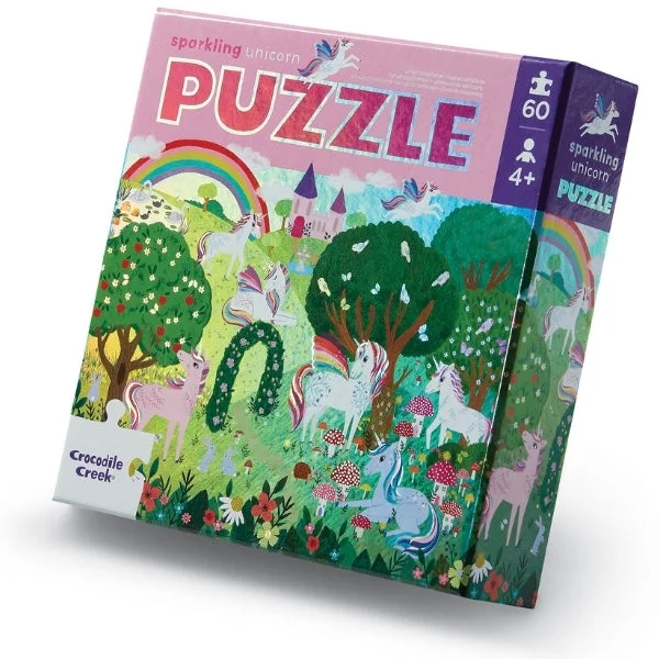 - Remote interactive pet feederSparkling Unicorn 60 pc Foil Puzzle