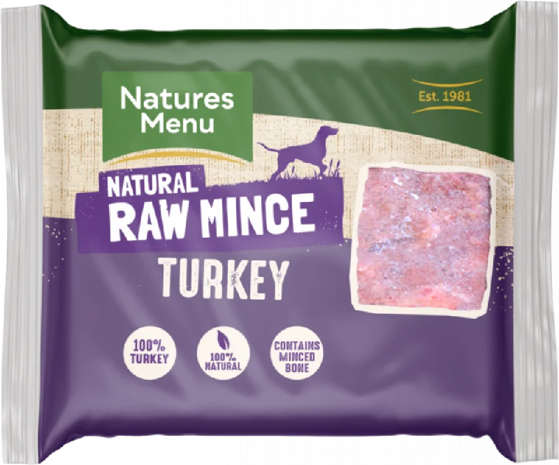 - Car dog seat beltNatures Menu Mince Turkey 400g