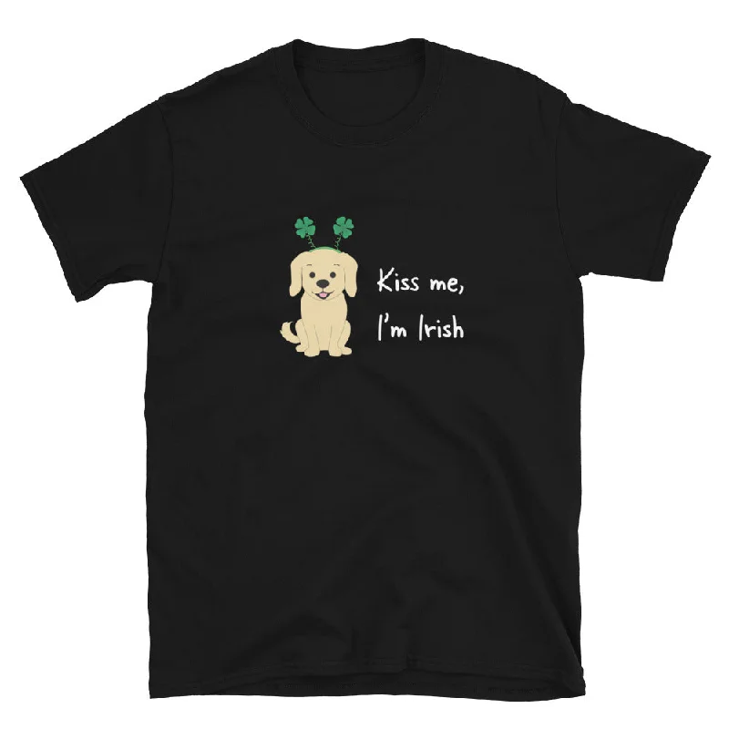 ---Kiss Me I'm Irish Dog T-Shirt