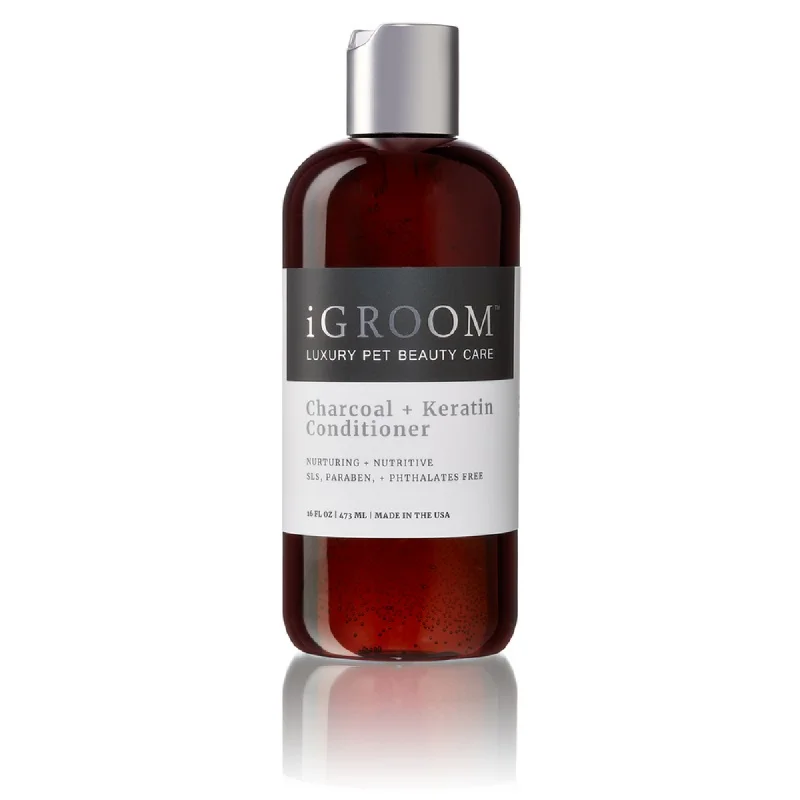 ---iGroom Charcoal Plus Keratin Conditioner for Dogs and Cats