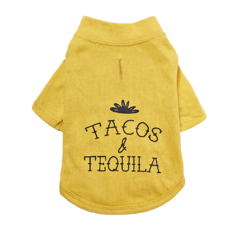 Classification by brand or style:Tacos & Tequila Dog Tee