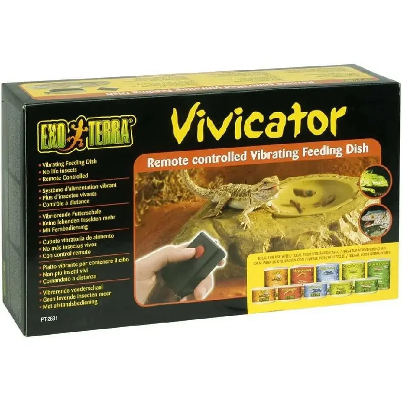  -Non-contact cat thermometerExo Terra Vivicator Vibrating Feeding Dish