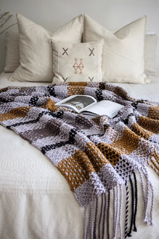 - Parrot climbing and standing wooden frameKnit Kit - Moonstone Plaid Blanket