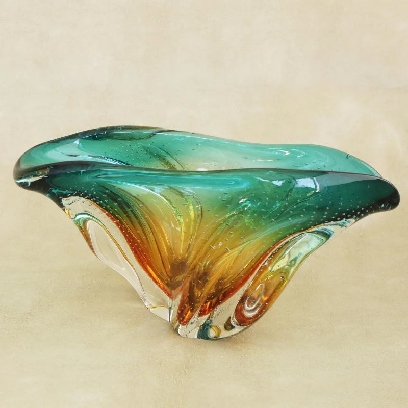 - Cat anti-jump window safety netFascinating Splash Art Glass Decorative Bowl in Amber and Blue from Brazil - Cat anti-jump window safety netFascinating Splash Art Glass Decorative Bowl in Amber and Blue from Brazil