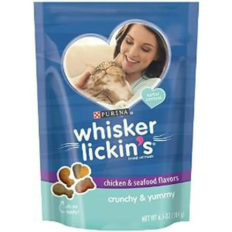 - Pet stroller can be taken on the planeWhisker Lickin's Crunchy Chicken & Seafood Cat Treats 6.5 oz - Pet stroller can be taken on the planeWhisker Lickin's Crunchy Chicken & Seafood Cat Treats 6.5 oz