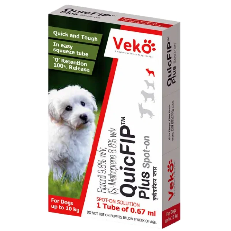 - Deodorizing cat litter tofu litterVeko QuicFIP Plus Spot On for Dogs