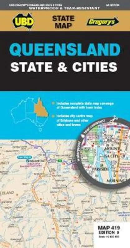 - Dog disposable foam shower gelQueensland State & Cities Map 419 9th ed (waterproof)