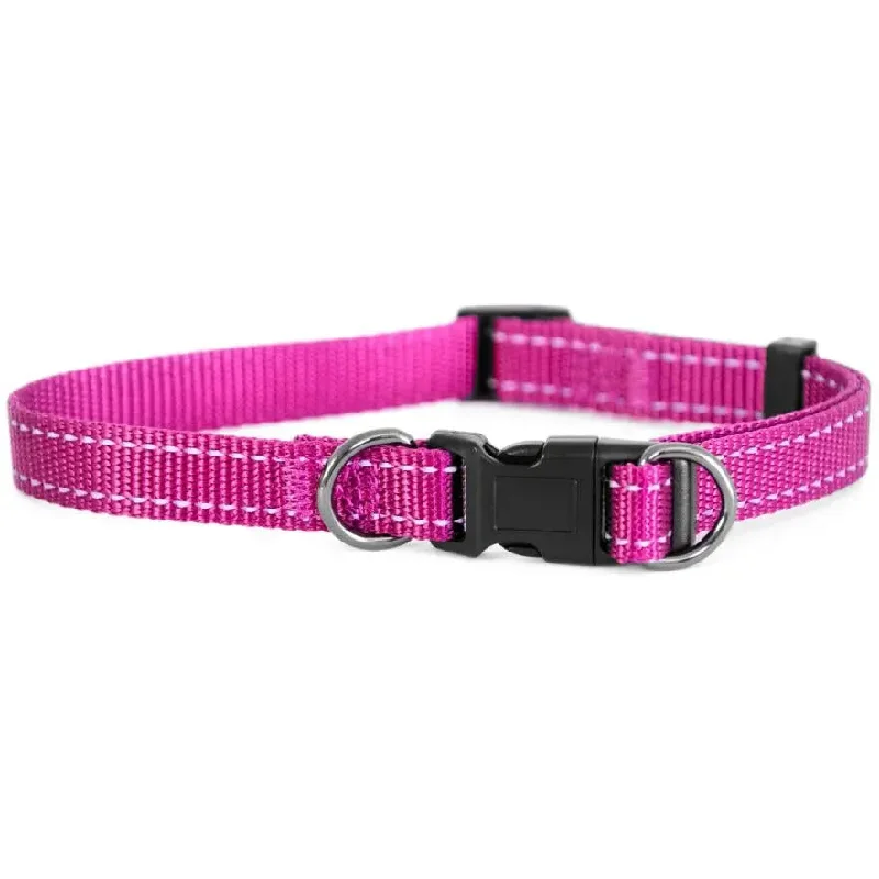 - Cat anti-jump window safety netDogman Iris Justerbart Halsband Nylon - Phlox Rosa