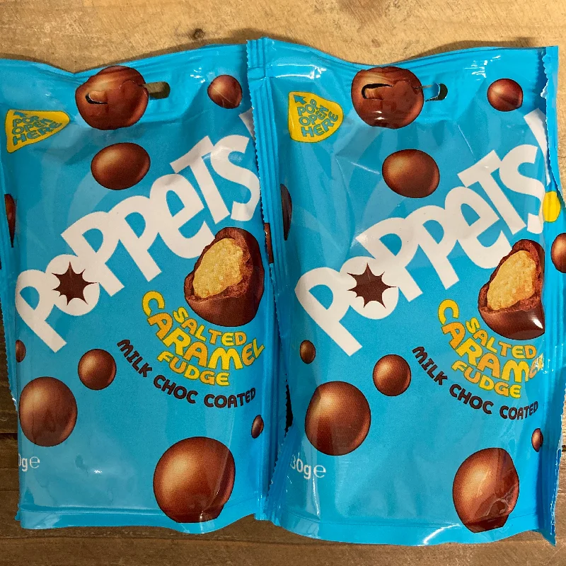  -Splash-proof food bowl AND Anti-choking slow food bowl3x Poppets Salted Caramel Fudge Milk Choc Coated Bags (3x130g)