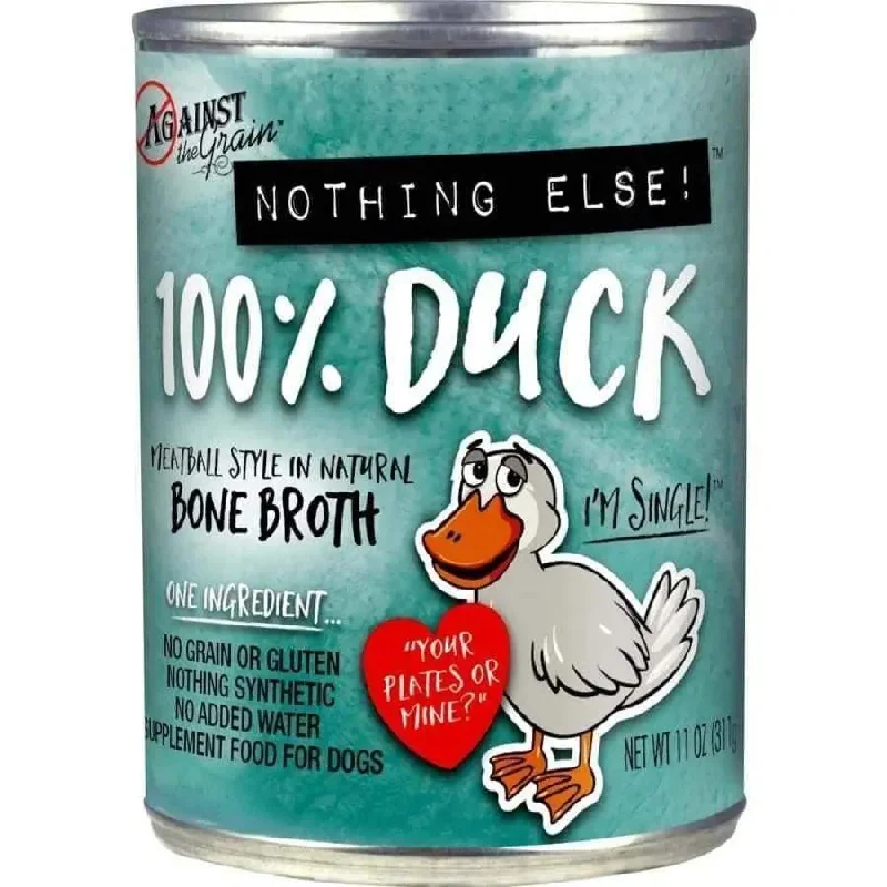 - Teething and chewing toys for puppiesAgainst the Grain Nothing Else One Ingredient Duck Dog Food 11-oz, case of 12 - Teething and chewing toys for puppiesAgainst the Grain Nothing Else One Ingredient Duck Dog Food 11-oz, case of 12