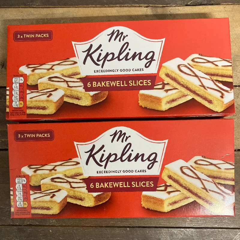 - ​​Christmas pet Christmas clothing12x Mr Kipling Bakewell Slices (2 Boxes of 6 Slices)