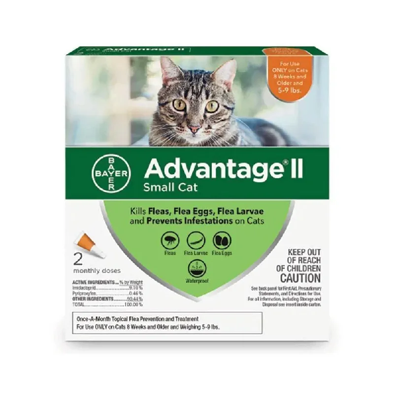 - Winter warm clothes for short-haired dogsAdvantage® II Flea Treatment for Small Cat 2 Dose - Winter warm clothes for short-haired dogsAdvantage® II Flea Treatment for Small Cat 2 Dose