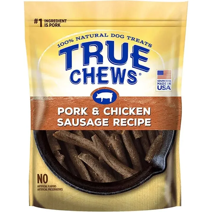 - Winter warm clothes for short-haired dogsTrue Chews Pork & Chicken Sausage Recipe 14 oz