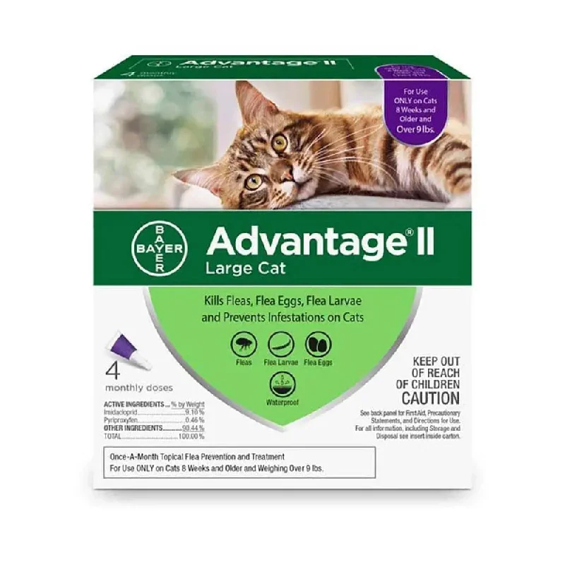 - Pet fence foldable indoorAdvantage® II Flea Treatment for Large Cat 4 Dose