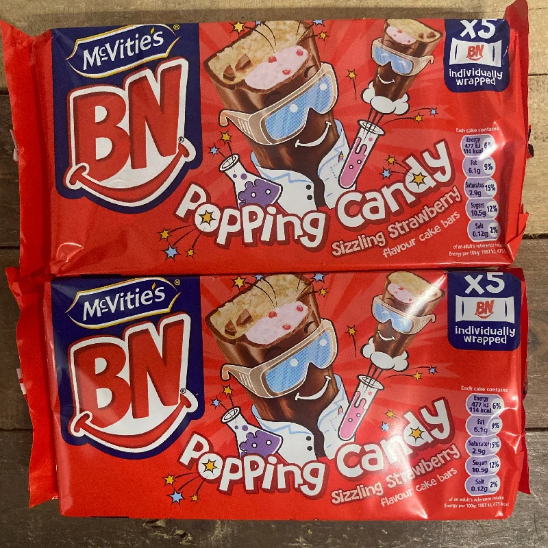 - Rabbit grass rack to prevent waste food box15x McVitie's BN Popping Candy Sizzling Strawberry Flavour Cake Bars (3 Packs of 5)