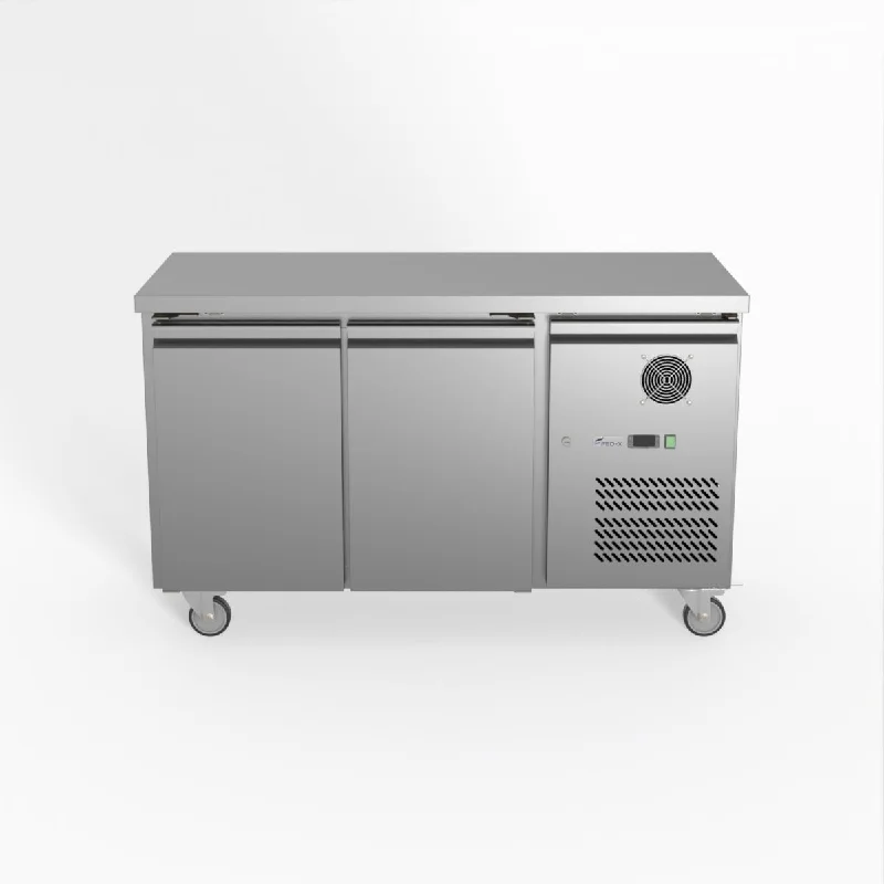 - Organic cotton dog bibsEx-Showroom: FED-X S/S Two Door Bench Freezer XUB6F13S2V-NSW1562