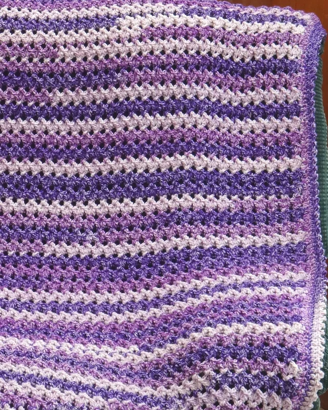 - Natural latex pet mattressCrochet Kit - Purple Passion Throw