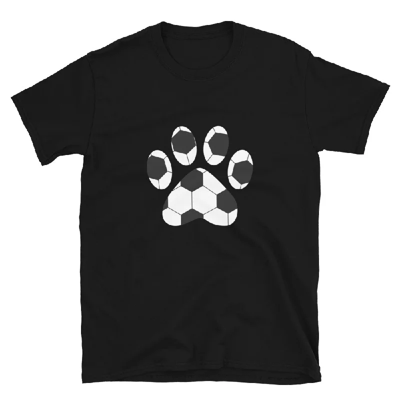 - Natural latex pet mattressSoccer Paw Print T-Shirt