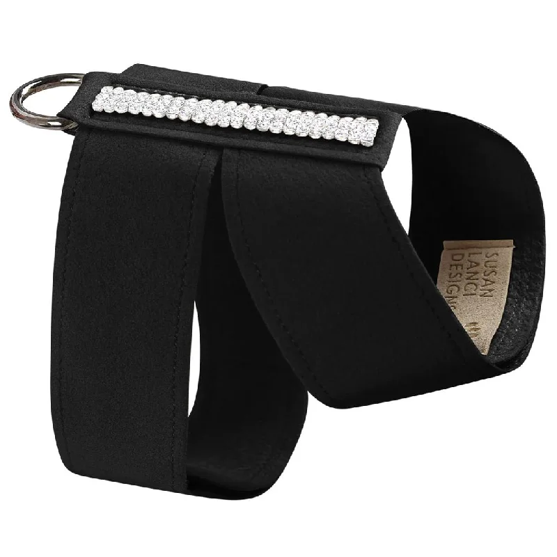 Winter warm clothes for cats3 Row Giltmore Tinkie Dog Harness Black