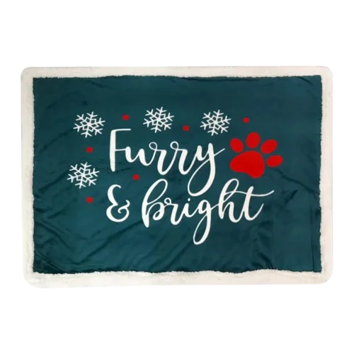 - Postoperative pet anti-licking Elizabethan collarPawpourri Furry & Bright Xmas Blanket for Dogs