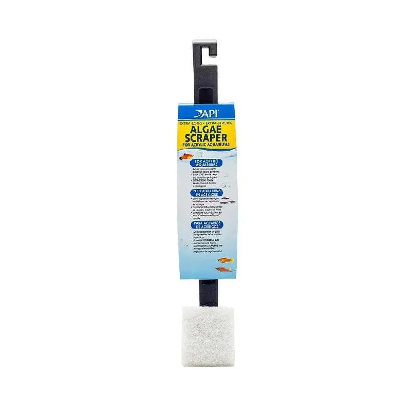- Rabbit grass rack to prevent waste food boxAPI® Algae Scraper for Acrylic Aquariums 1 Scraper
