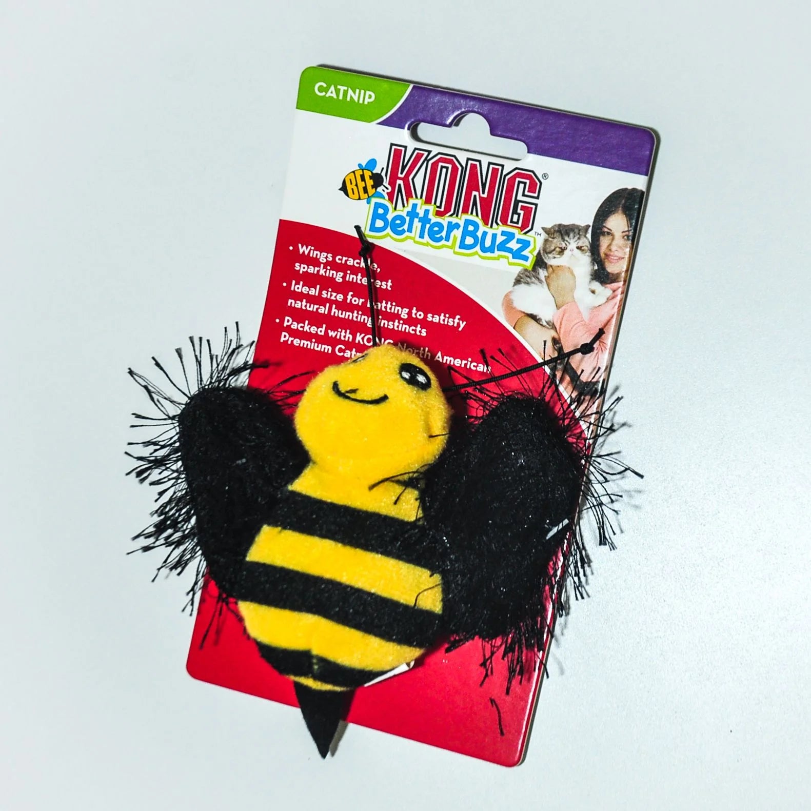 - Toys suitable for multi-pet familiesKong - Better Buzz Bee Cat Toy