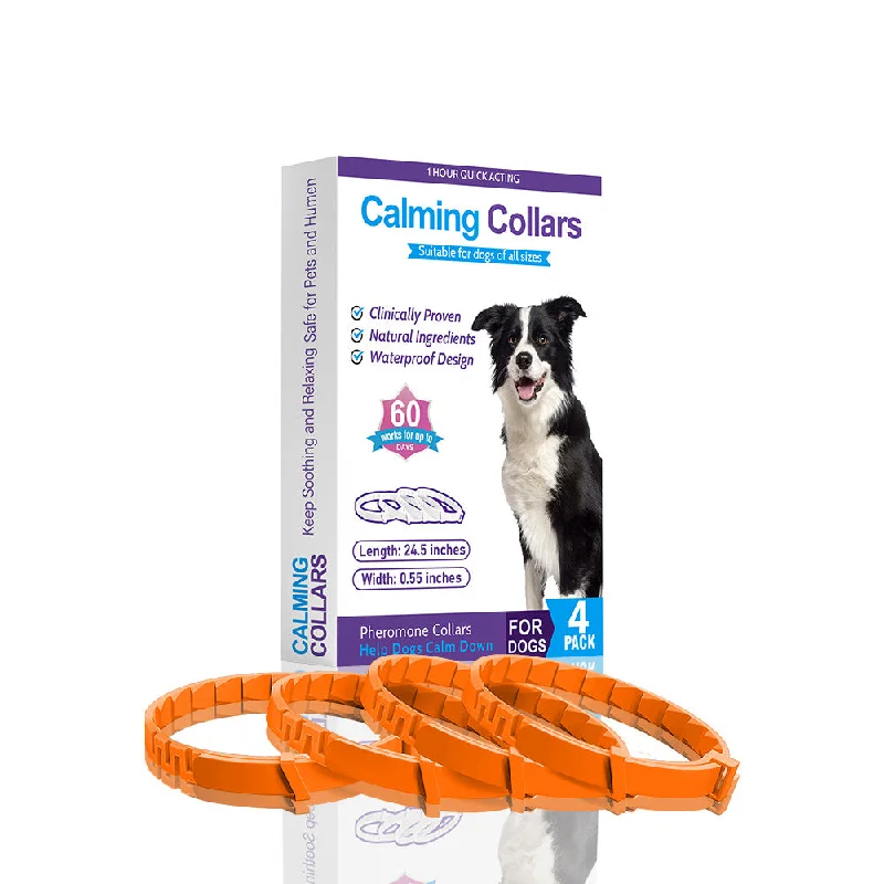 -Explosion-proof leash FOR LARGE dogsOrange Calming Collars for Dogs - Natural Stress Relief, Adjustable, 4 Pack -Explosion-proof leash FOR LARGE dogsOrange Calming Collars for Dogs - Natural Stress Relief, Adjustable, 4 Pack