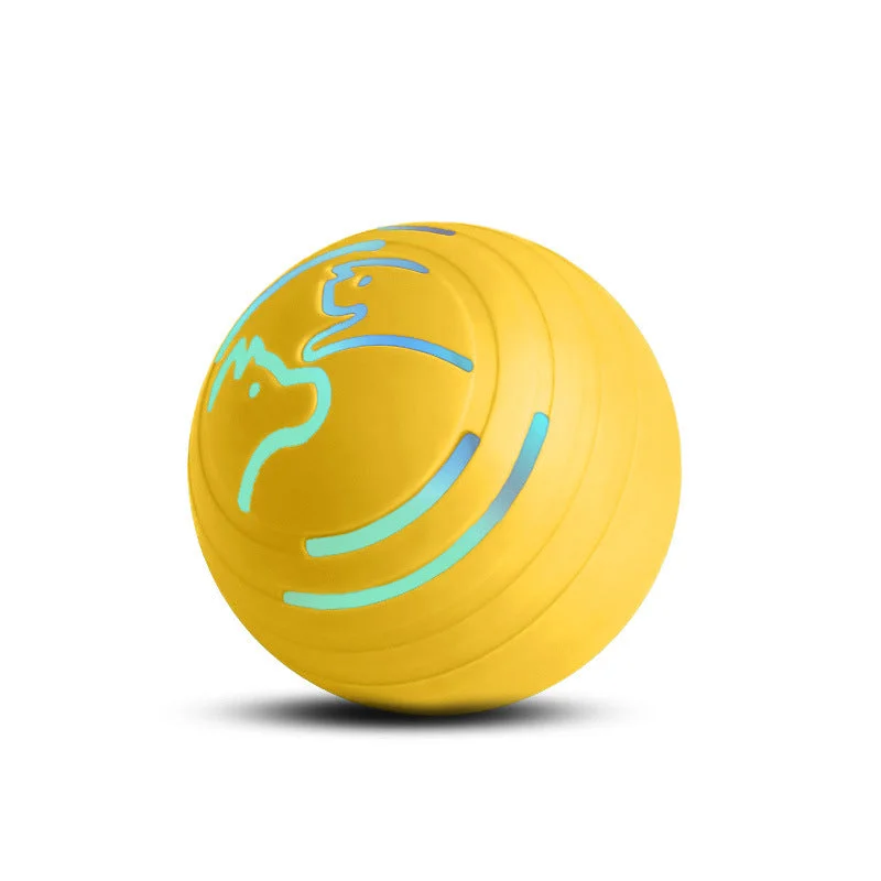 - Teething and chewing toys for puppies2PCS Yellow Rechargeable Automatic Jumping Pet Toy Ball - Interactive Smart Play Ball for Dogs & Cats