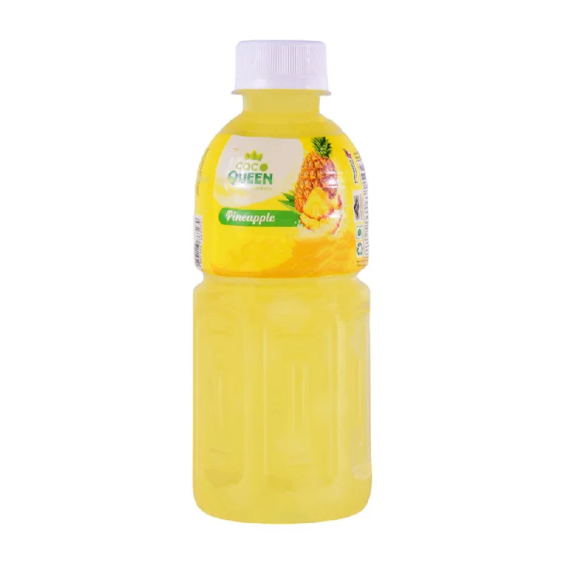 ---COCO QUEEN JUICE PINEAPPLE BOTTLE 320 ML