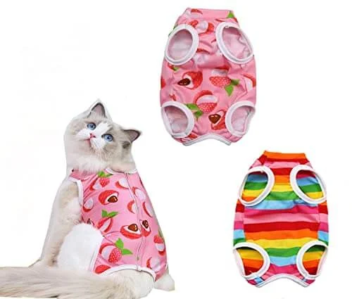 - Pet stroller can be taken on the planeKUTKUT 2 Pack Cats Dog Sterlization Suit, Cat Surgery Recovery Suit | Physiological Poly Cotton Breathable Clothes for Abdominal Wounds or Skin Diseases Hook & Loop Closure Costume - Pet stroller can be taken on the planeKUTKUT 2 Pack Cats Dog Sterlization Suit, Cat Surgery Recovery Suit | Physiological Poly Cotton Breathable Clothes for Abdominal Wounds or Skin Diseases Hook & Loop Closure Costume