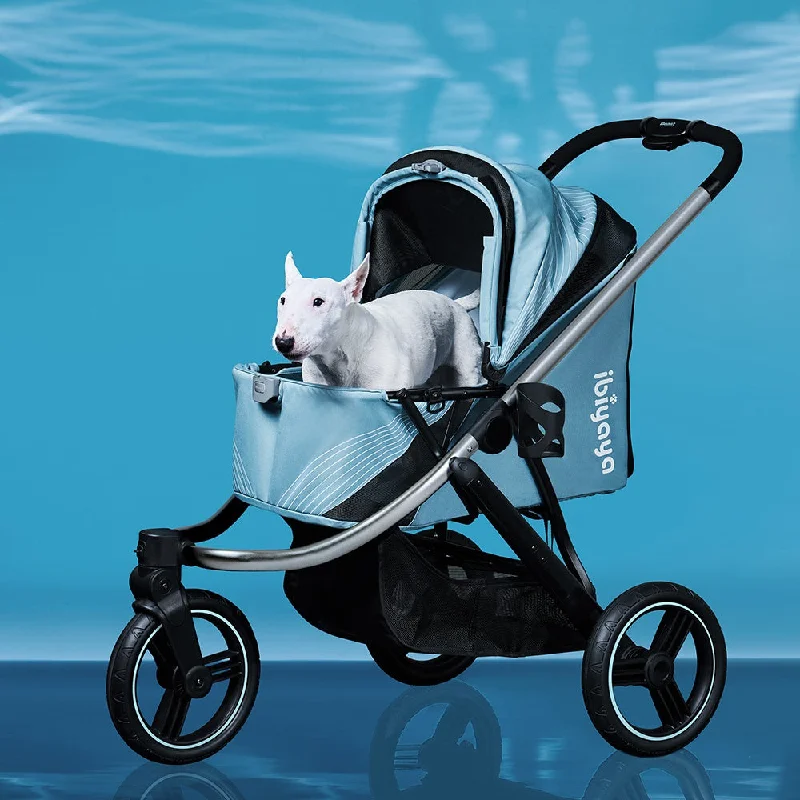 - Rabbit grass rack to prevent waste food boxIbiyaya The Beast Pet Jogging Stroller - Flash Grey - Rabbit grass rack to prevent waste food boxIbiyaya The Beast Pet Jogging Stroller - Flash Grey