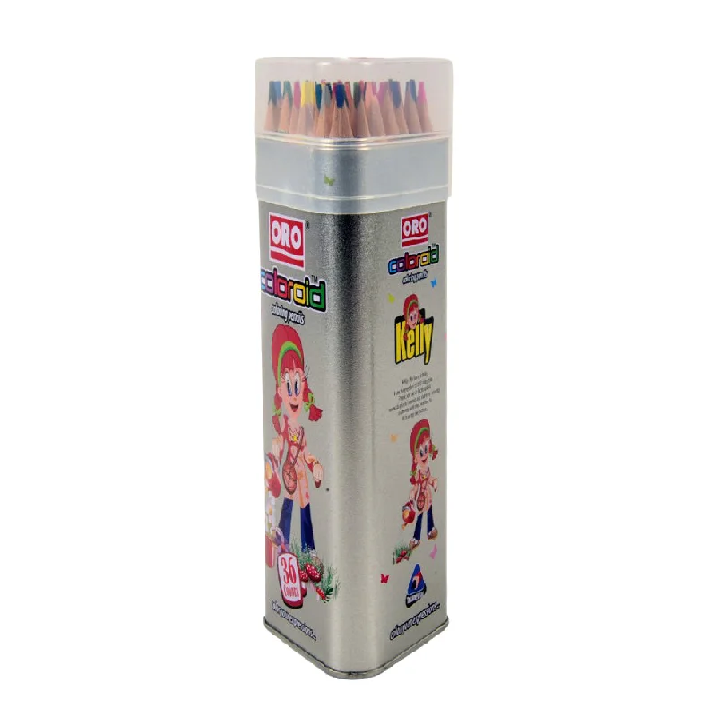 ---551 ORO 36PC PENCIL COLOR TIN A.M