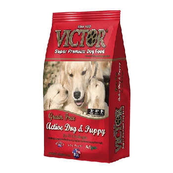  -High-fiber dog foodVictor Active Dog & Puppy Formula Grain Free - Dry Dog Food