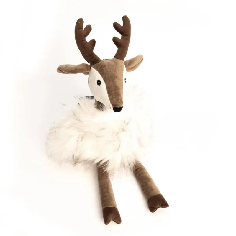 ---My BFF Deer In Fur Coat Plush Dog Toy