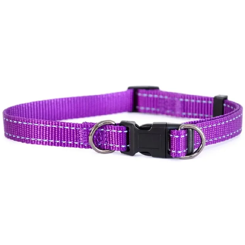 - Pet fence foldable indoorDogman Iris Justerbart Halsband Nylon - Tillandsia Lila