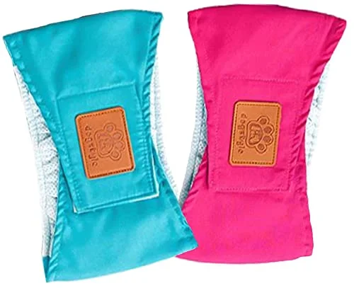  -Anti-scratch sofa protective coverKUTKUT 2Pcs Small Boy Dog Cat Wrap Reusable Diaper, Male Belly Band Washable Casual Nappy Wrap, Anti Urinary Physiological Pants Underwear for Small Boy Dogs Cats