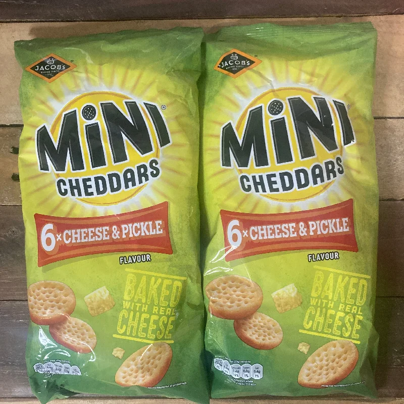 - Deodorizing cat litter tofu litter12x Jacob's Mini Cheddars Cheese & Pickle Snacks (2 Packs of 6x23g)