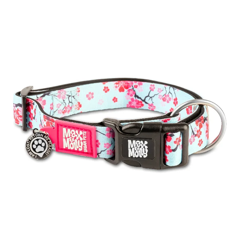 - Automatic temperature adjustment cat bedmax and Molly smart Id Collar Cherry Bloom