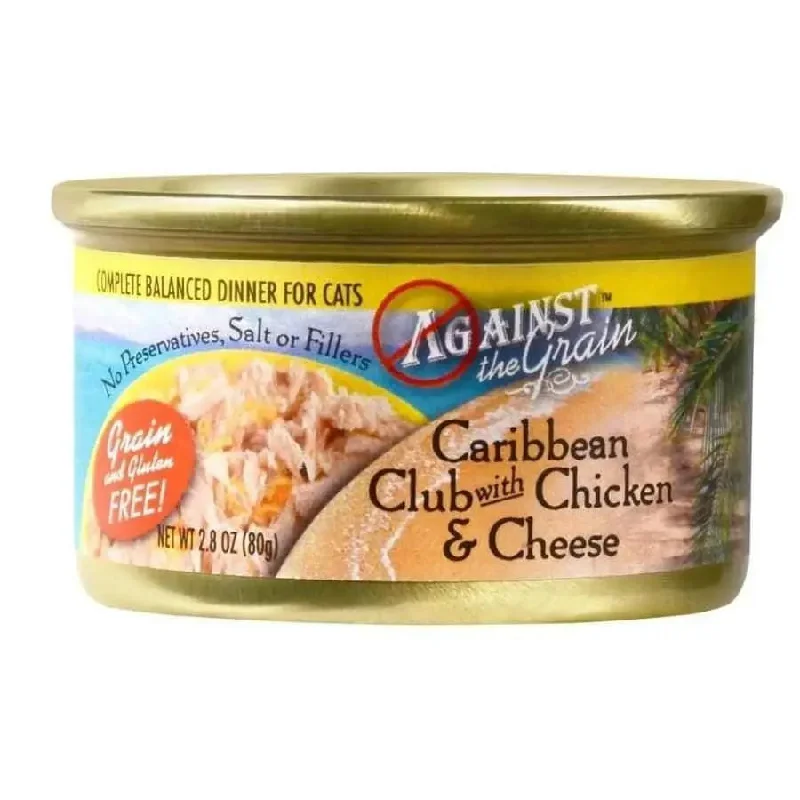 - Hamster silent running wheel to prevent chewingAgainst the Grain Caribbean Club With Chicken & Cheese Dinner For Cats 2.8-oz, case of 24 - Hamster silent running wheel to prevent chewingAgainst the Grain Caribbean Club With Chicken & Cheese Dinner For Cats 2.8-oz, case of 24