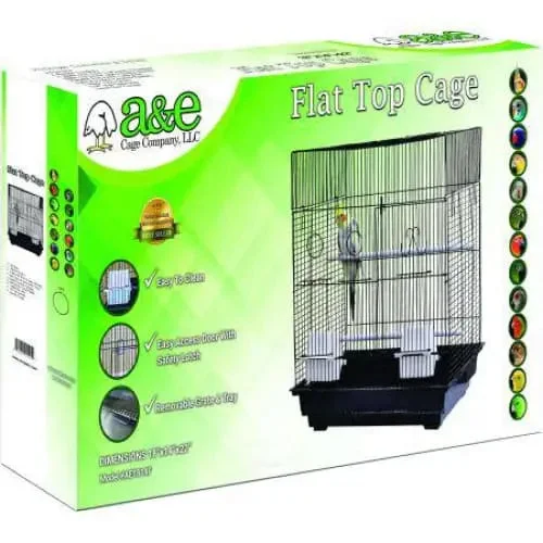 - Cat stress soothing sprayAE Cage Company Flat Top Bird Cage 18"x14"x22" Black