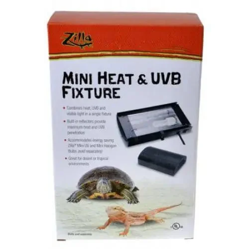 - Pet vitamin complex nutrition tabletsZilla Mini Heat & UVB Fixture