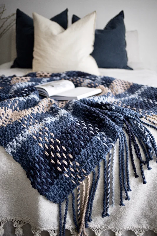  -Anti-scratch sofa protective coverCrochet Kit - Wildwood Plaid Blanket