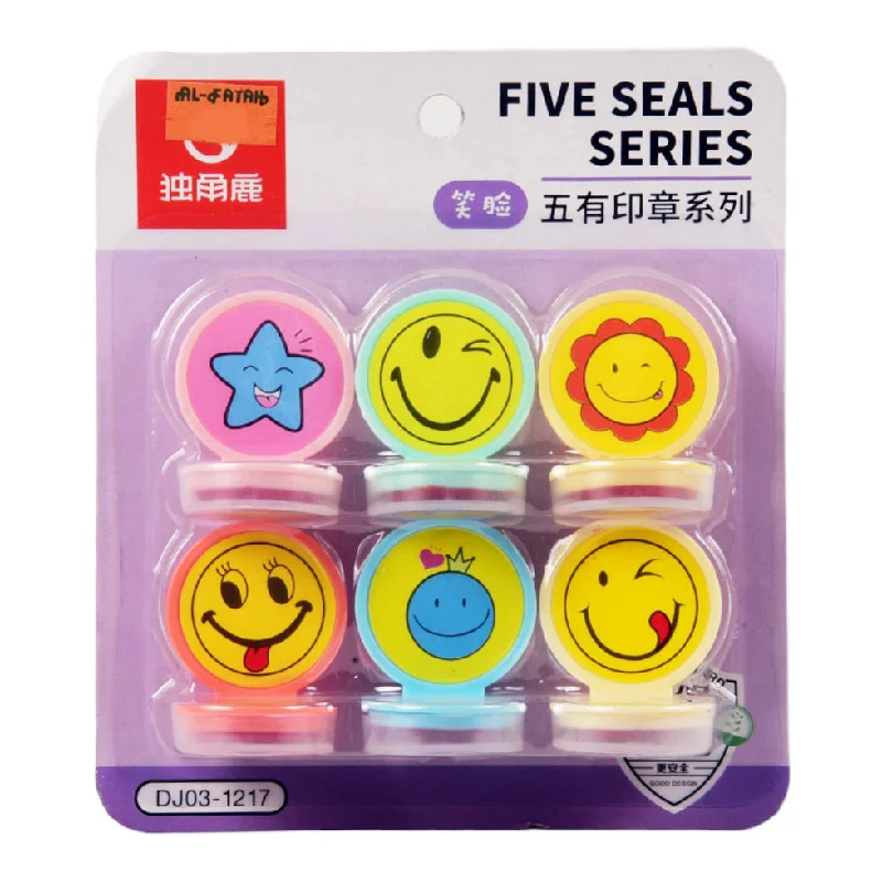 - Cat hair ball removal and hair removal creamDJ03-1217 FIVE SEALS STAMPS 6PC PACK