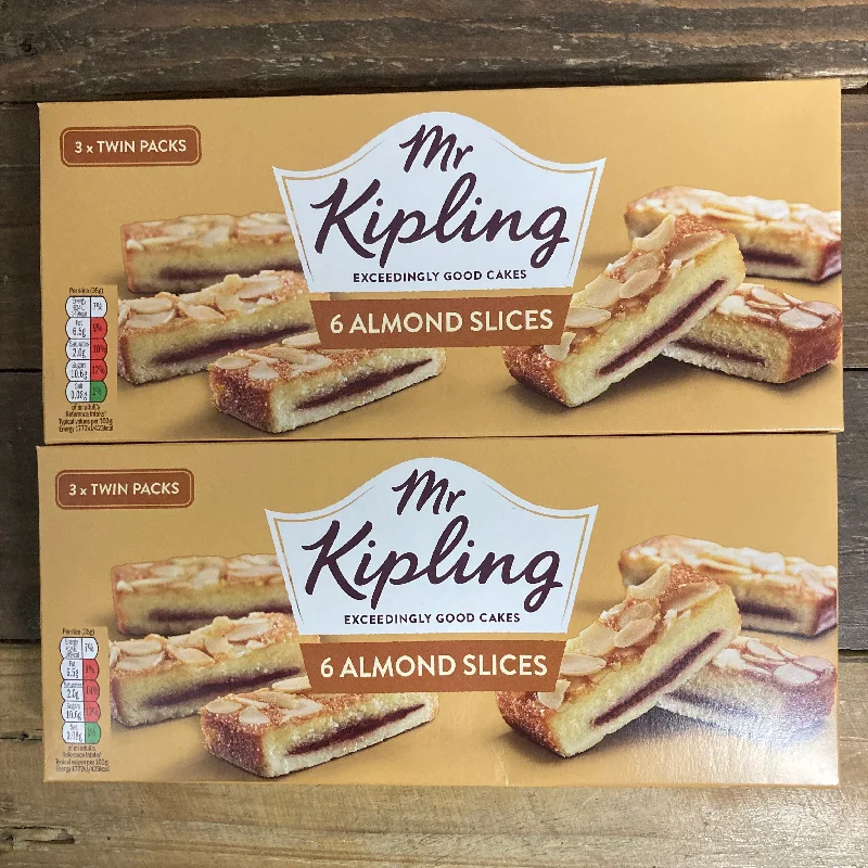 - Organic cotton dog bibs12x Mr Kipling Almond Slices (2 Boxes of 6 Slices)