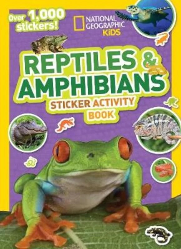 ---National Geographic Kids Reptiles and Amphibians Sticker Activity Book