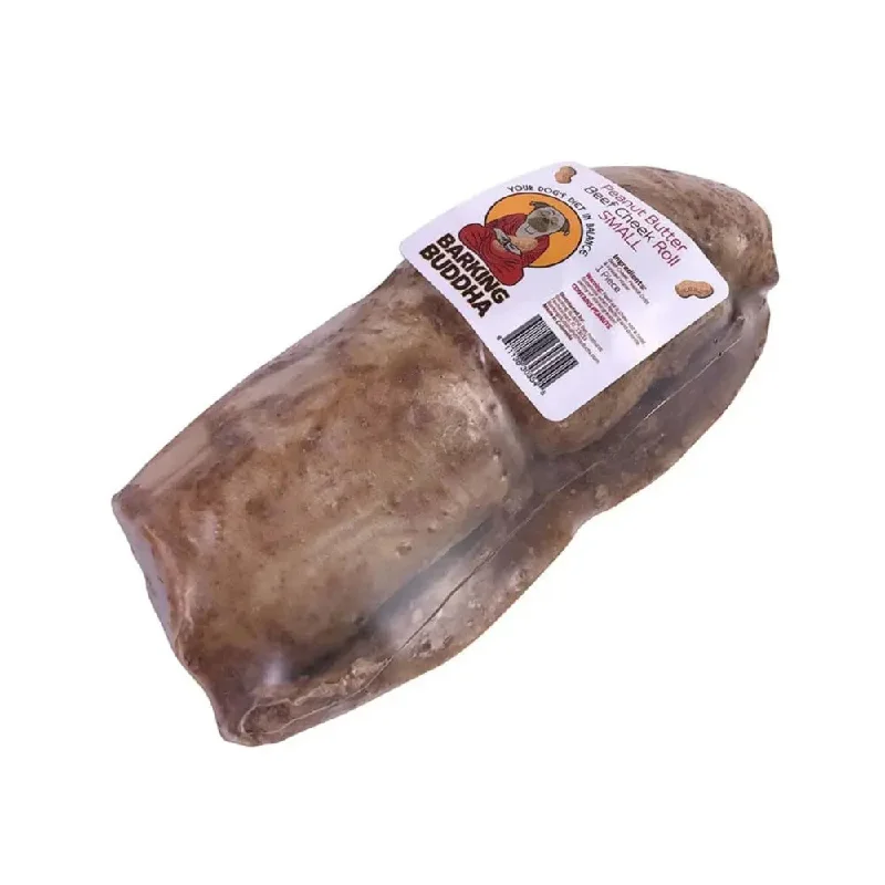 - Remote interactive pet feederBarking Buddha Peanut Butter Beef Cheek Roll Small - Case of 24 - Remote interactive pet feederBarking Buddha Peanut Butter Beef Cheek Roll Small - Case of 24