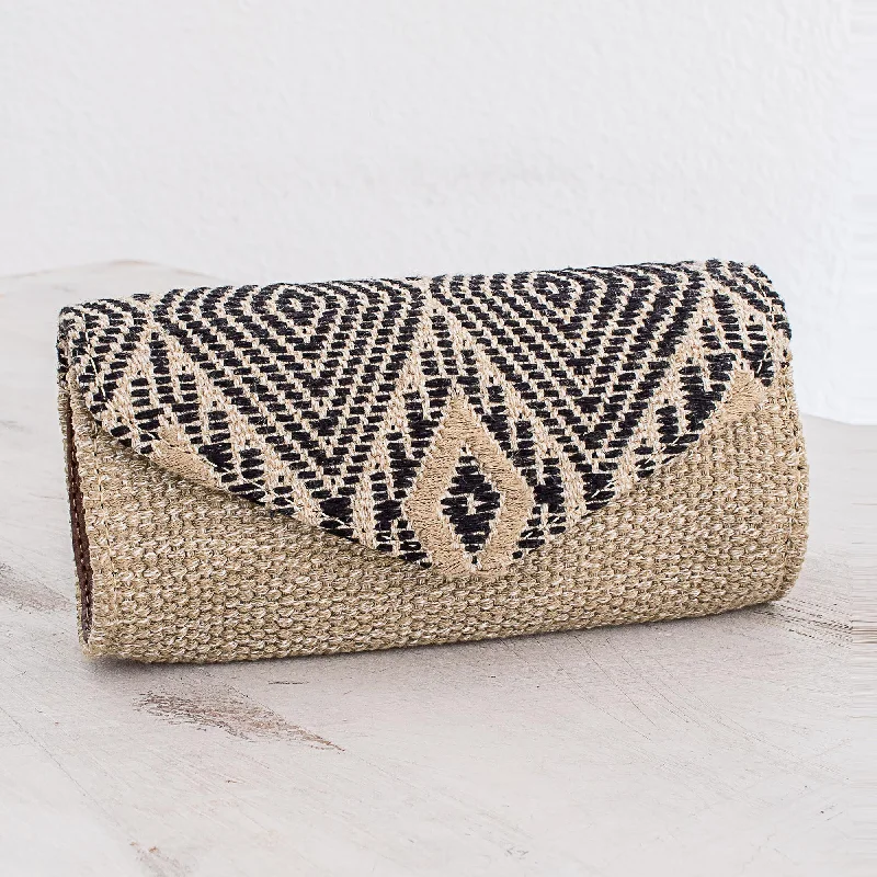- Remote interactive pet feederMayan Cosmos in Black Handwoven Cotton Eyeglasses Case in Black and Beige - Remote interactive pet feederMayan Cosmos in Black Handwoven Cotton Eyeglasses Case in Black and Beige